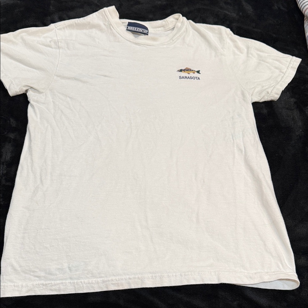 Sarasota Graphic Crewneck Short Sleeve Tee - White